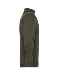 Mens Workwear Knitted Fleece Jacket Solid